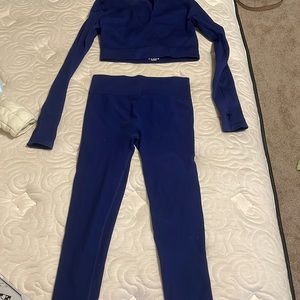 Navy Blue Workout Set.